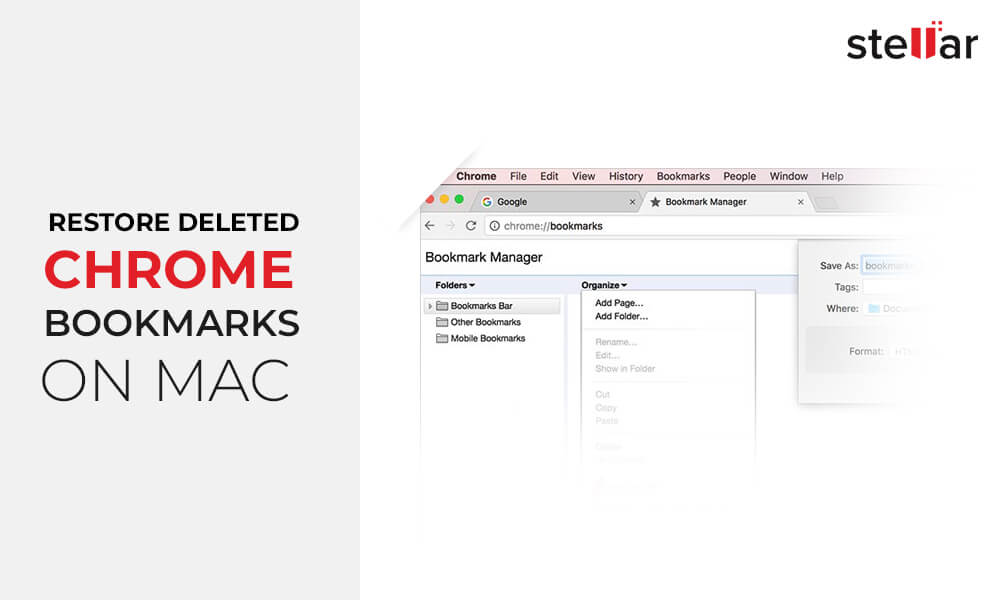 save your bookmarks from chrome for mac